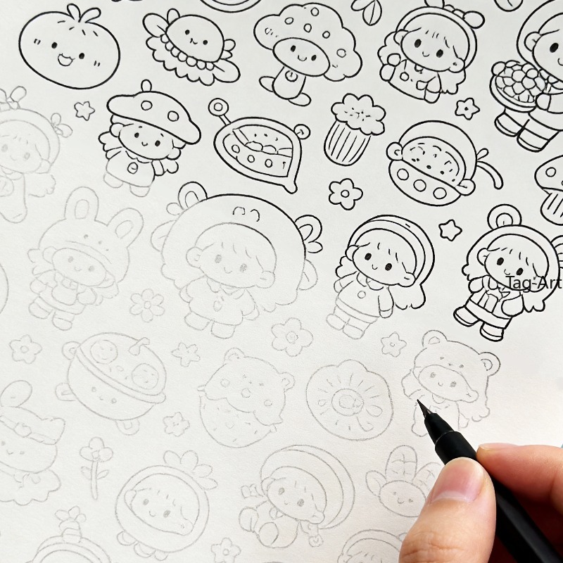 Food Y Snacks Coloring Book - Anxious Relief Hand Picture Book, Copy