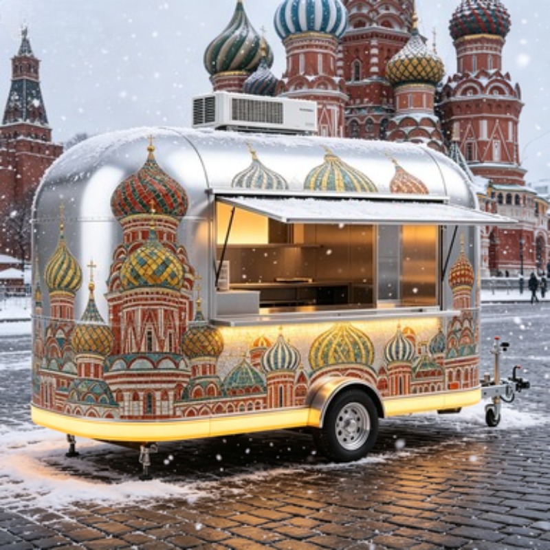 Food Snacks Delivery - Mini Ice Cream Truck Food Cart