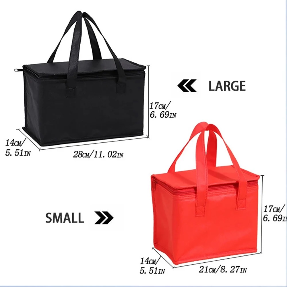 Food Snacks Delivery - Portable Lunch Cooler Bag Insulated Bags