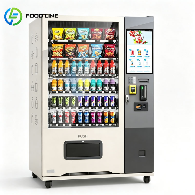Food Drink Snacks - Beverage Vending Machine Commercial Automatic Cold