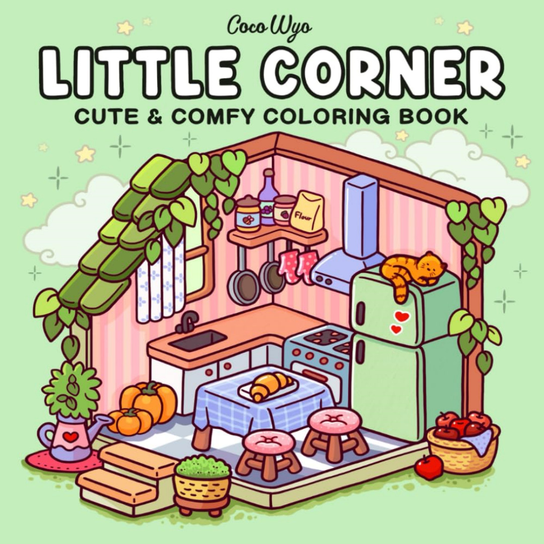 Food Y Snacks Coloring Book - Little Corner Cute Comfy Coloring Book
