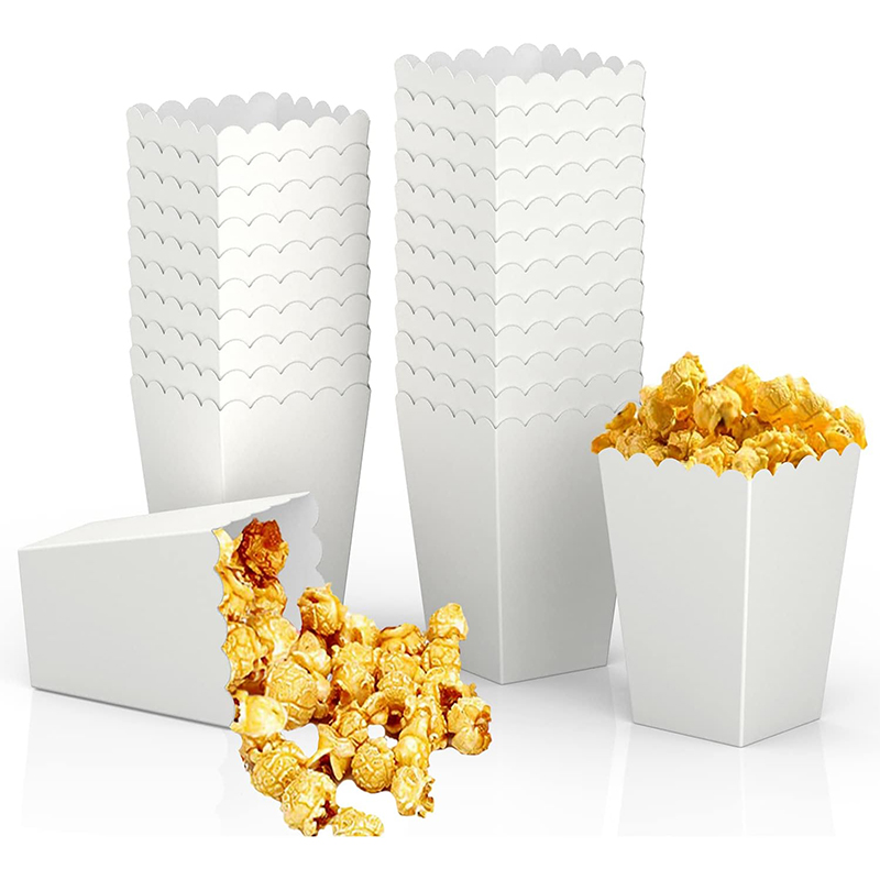 Food Snacks For Party - 12pcs Paper Candy Cartons Popcorn Box