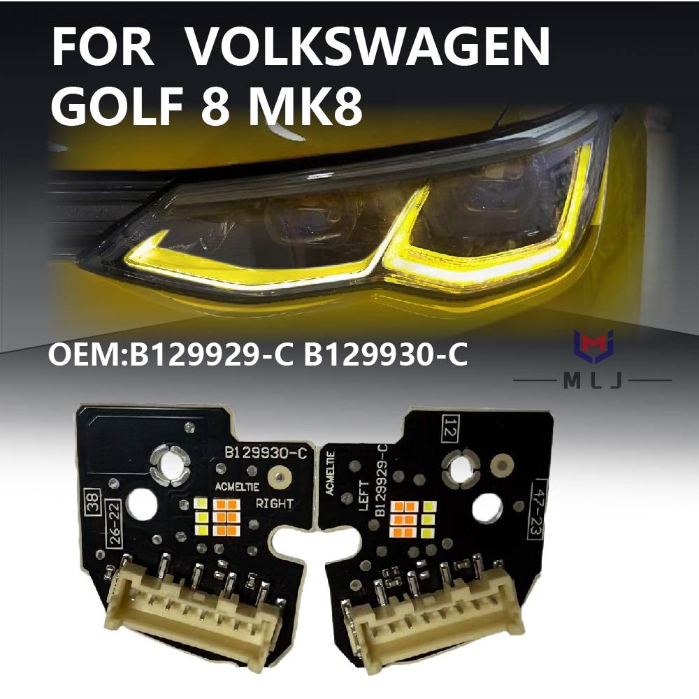 Yellow Food Snacks - For Volkswagen Golf 8 MK8 B129929-C