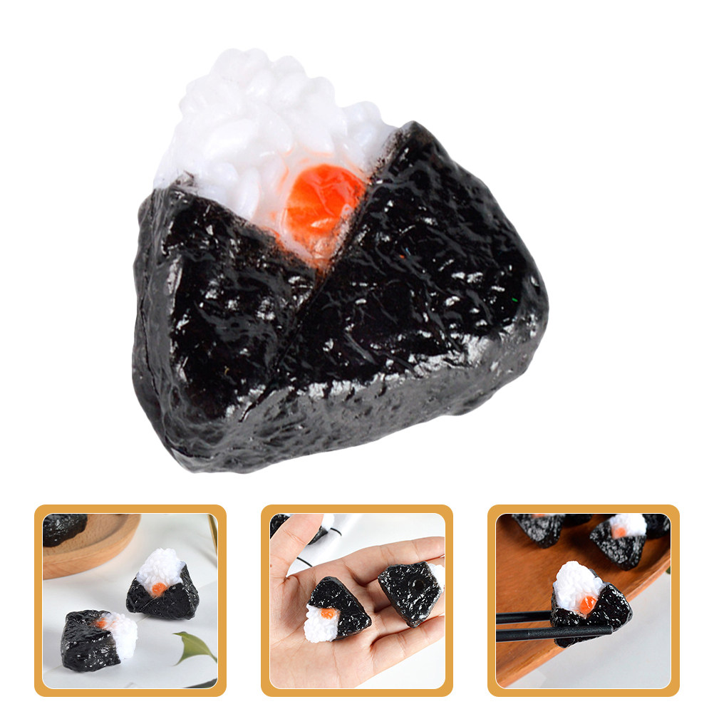 Food In Japanese Snacks - 5Pcs Tiny Seaweed Wrapped Rice Ball
