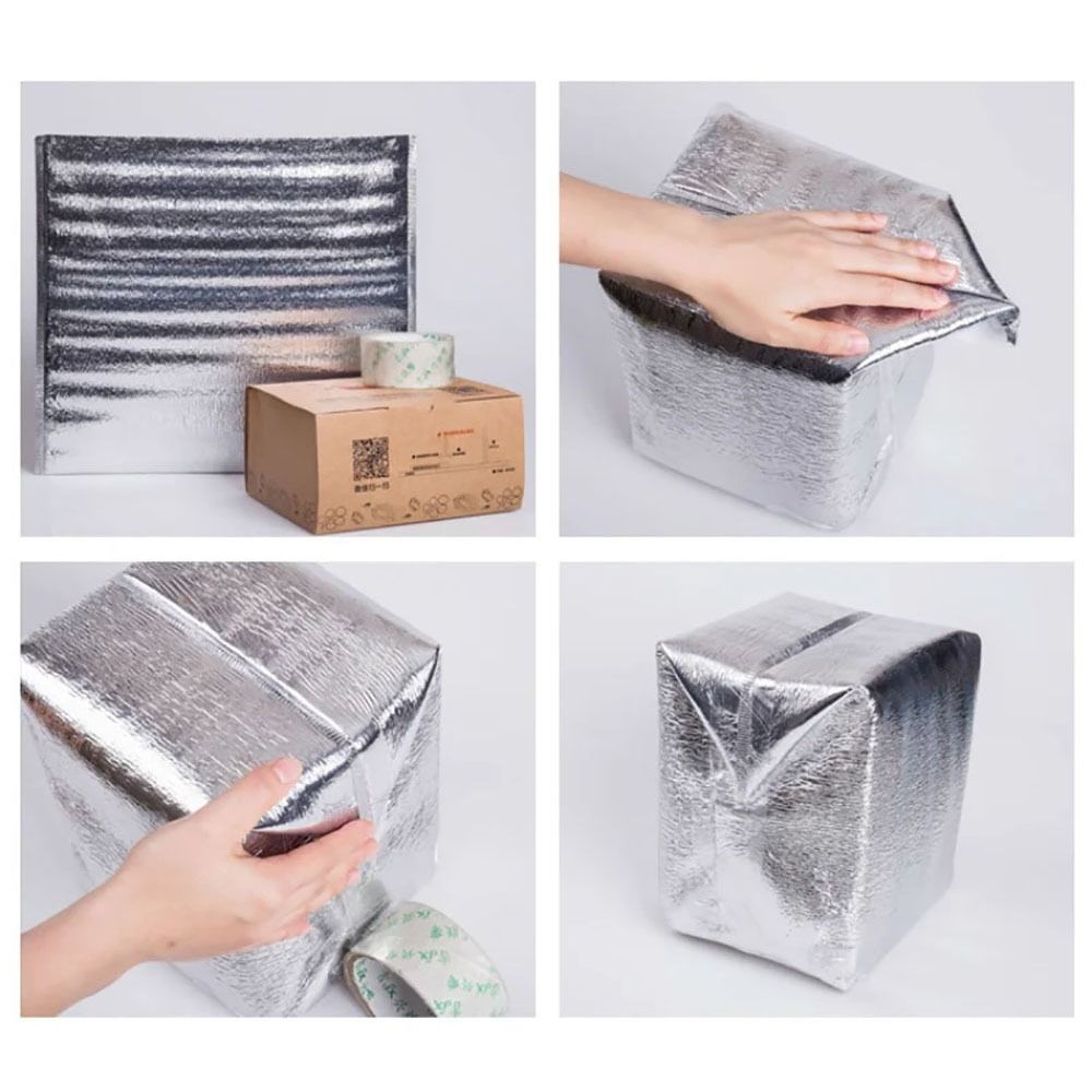 Aluminum Foil Cooler Bag Insul - Food Snacks Delivery 评论和价格