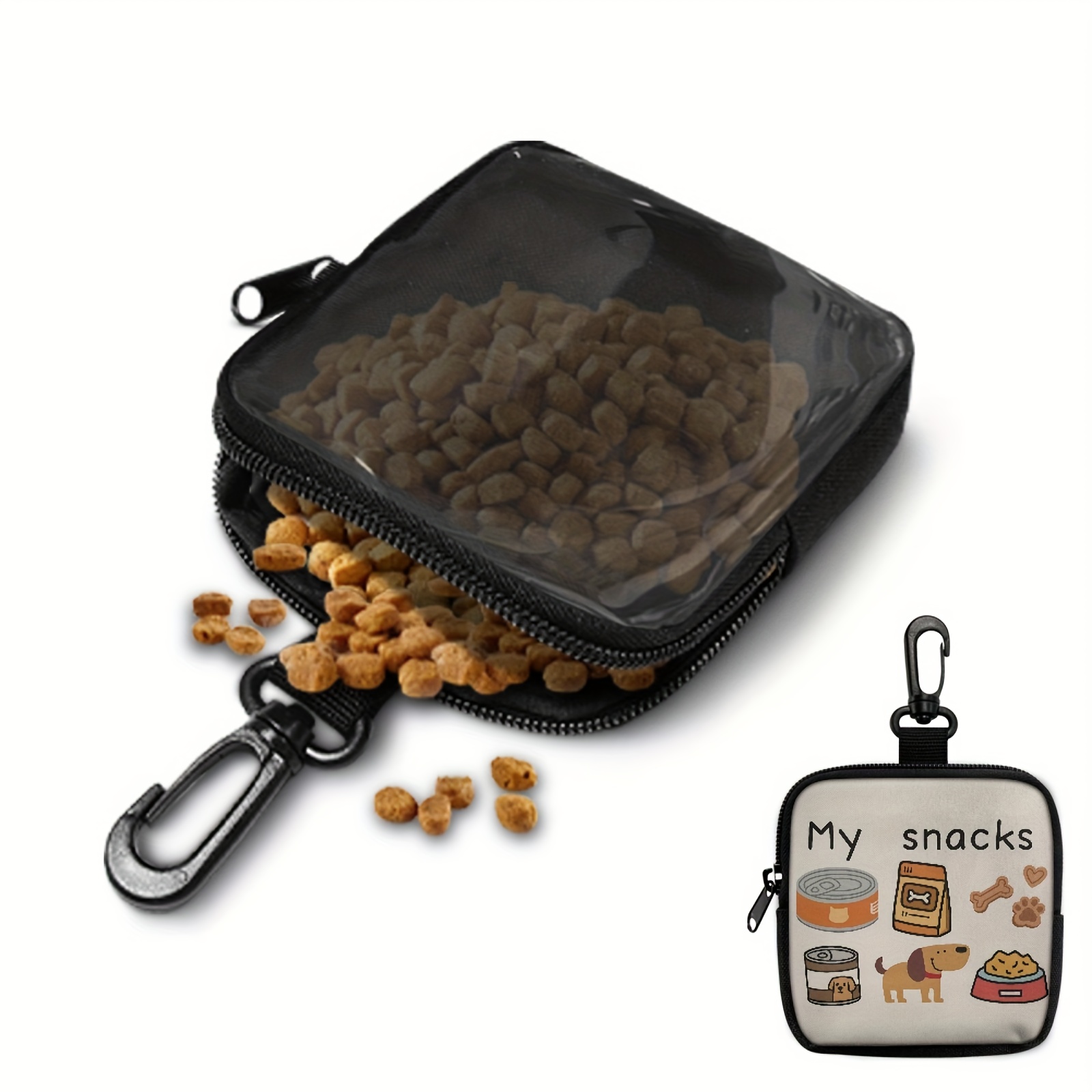 Portable Dog Treat Pouch Pet T - Food Snacks For Camping 评论和价格