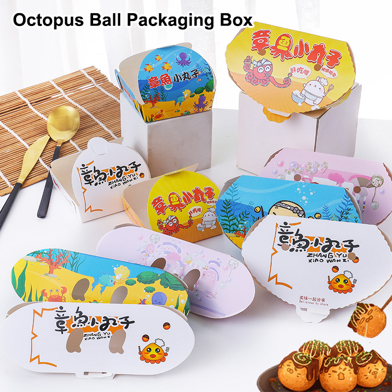 100Pcs Disposable Cartoon Octo - Food In Japanese Snacks 评论和价格