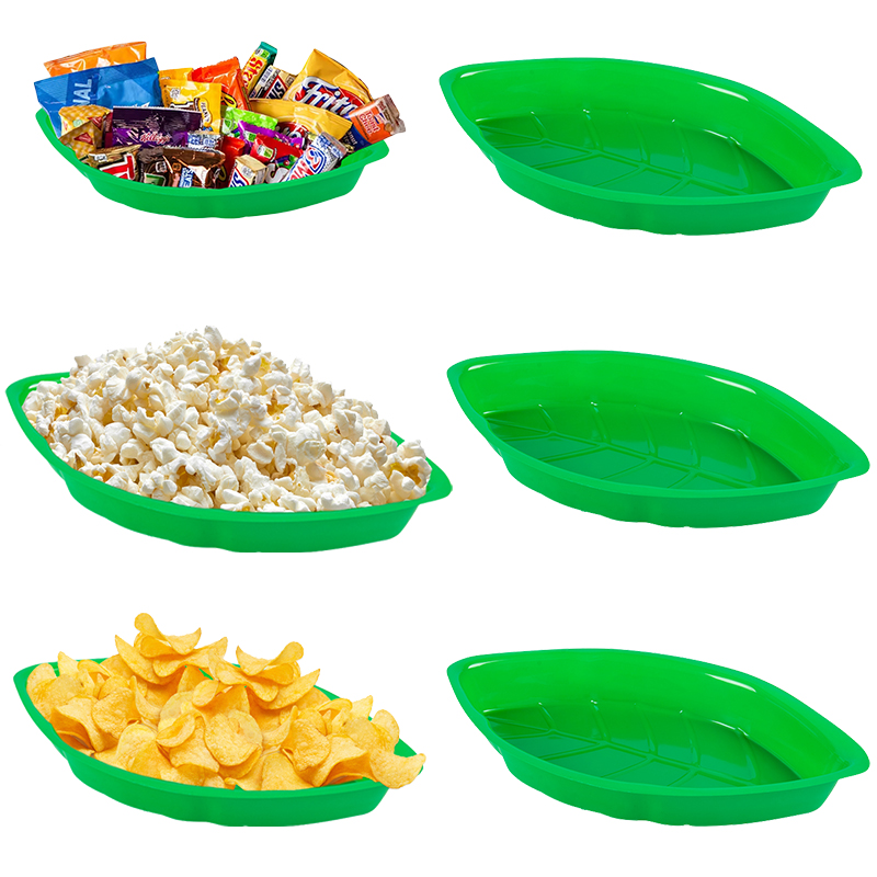 6pcs Palm Leaf Shape Food Reus - Food Snacks Chips 评论和价格