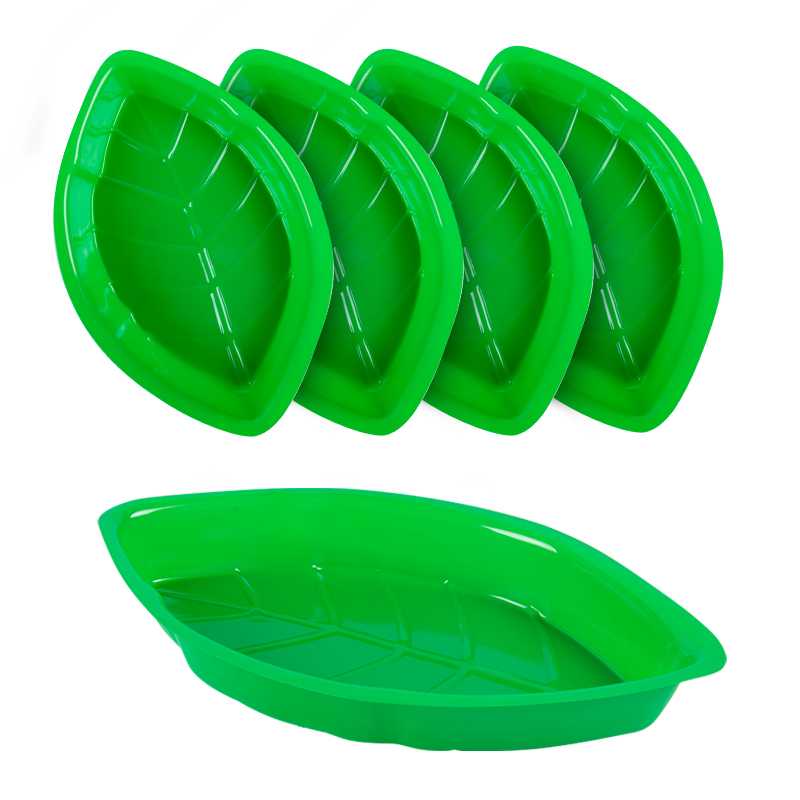 6pcs Palm Leaf Shape Food Reus - Food Snacks Chips 评论和价格