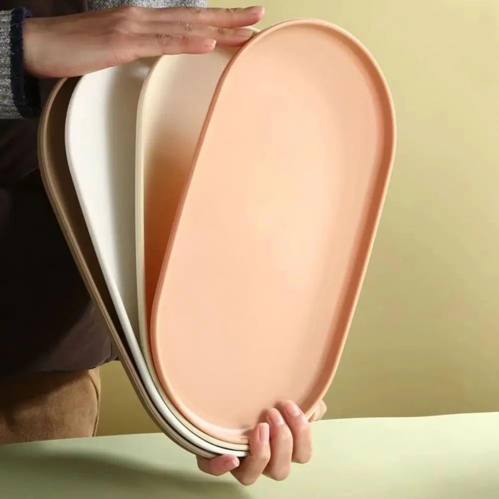 Stackable Fruit Plate Oval Sha - Food Snacks For Camping 评论和价格