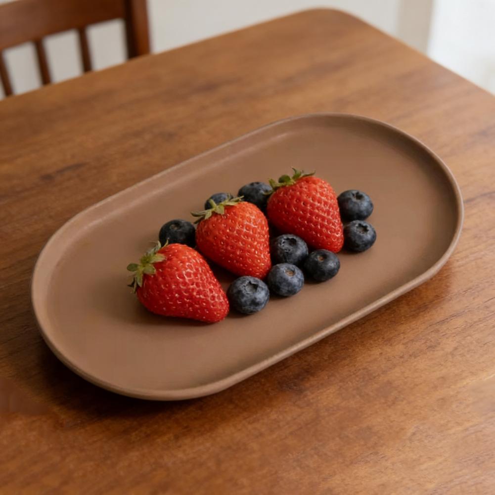Stackable Fruit Plate Oval Sha - Food Snacks For Camping 评论和价格