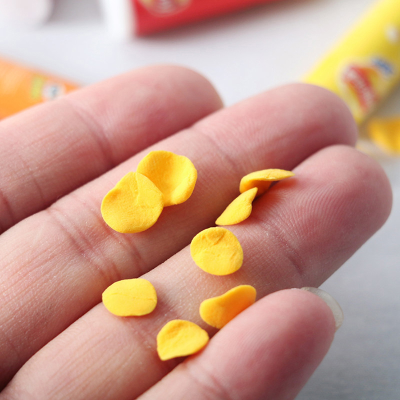 VP 4pcs/set Miniature Items 1: - Food Snacks Chips 评论和价格
