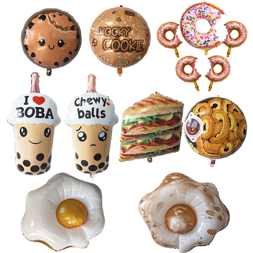 Food Themed Balloons Giant Fri - Food Snacks Chips 评论和价格