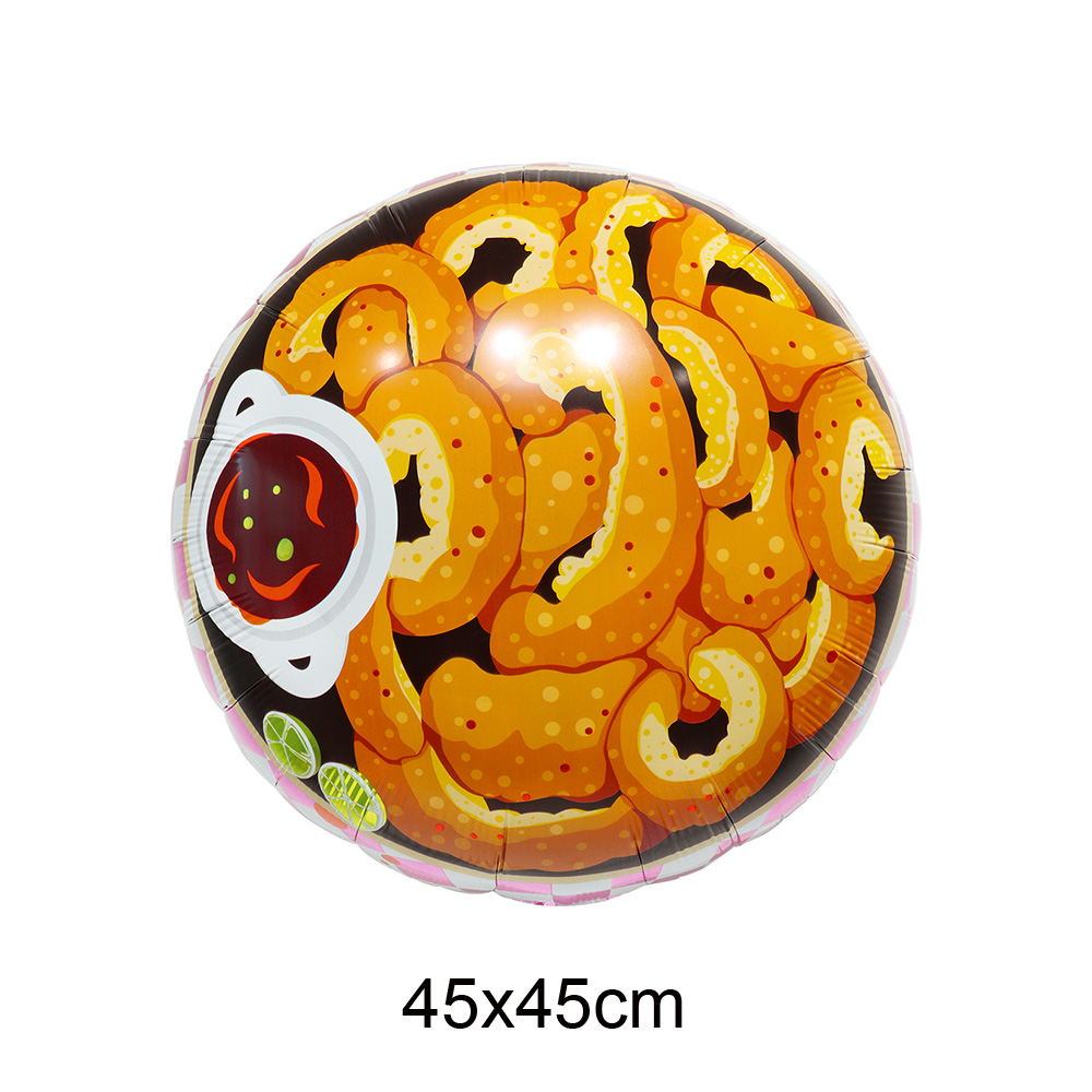 Food Themed Balloons Giant Fri - Food Snacks Chips 评论和价格