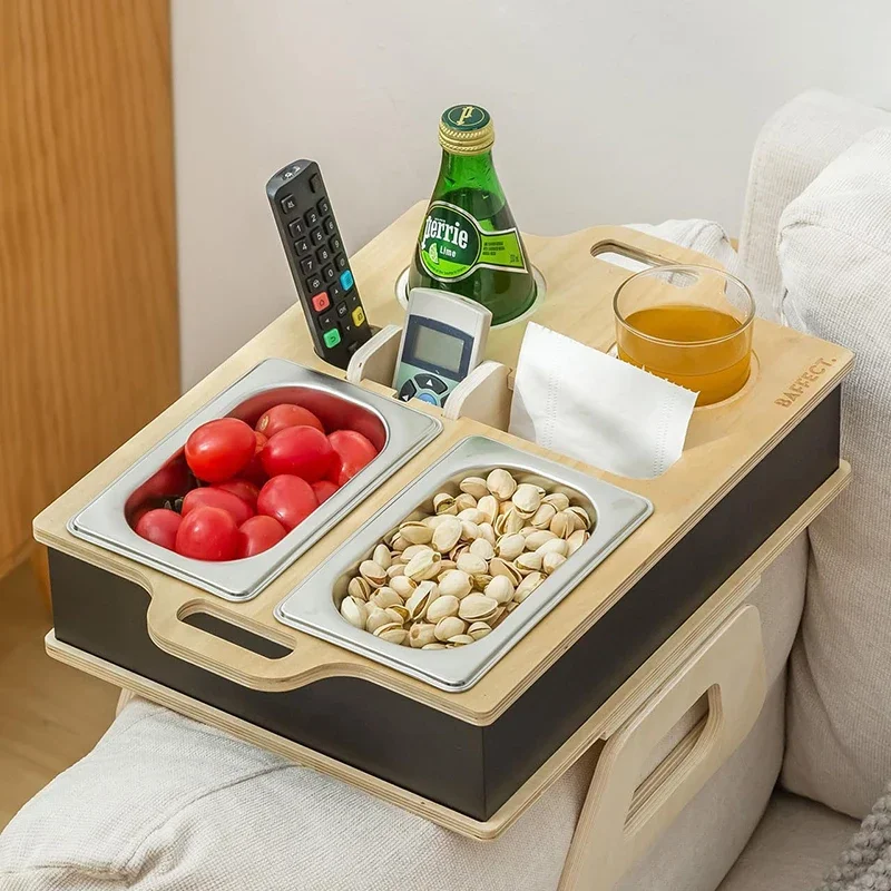 Rectangle Bamboo Tray Desktop  - Food Drink Snacks 评论和价格