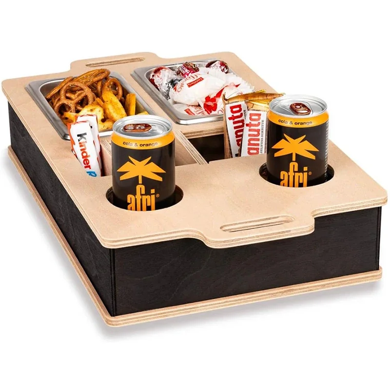Rectangle Bamboo Tray Desktop  - Food Drink Snacks 评论和价格