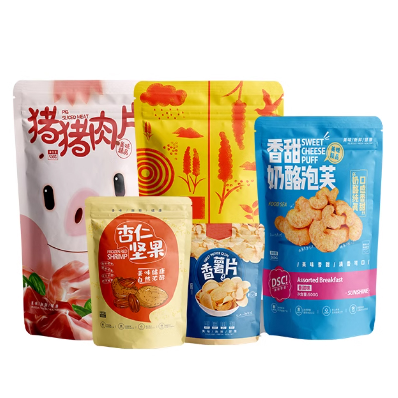Customized Print Mylar Zipper  - Food Snacks For Party 评论和价格