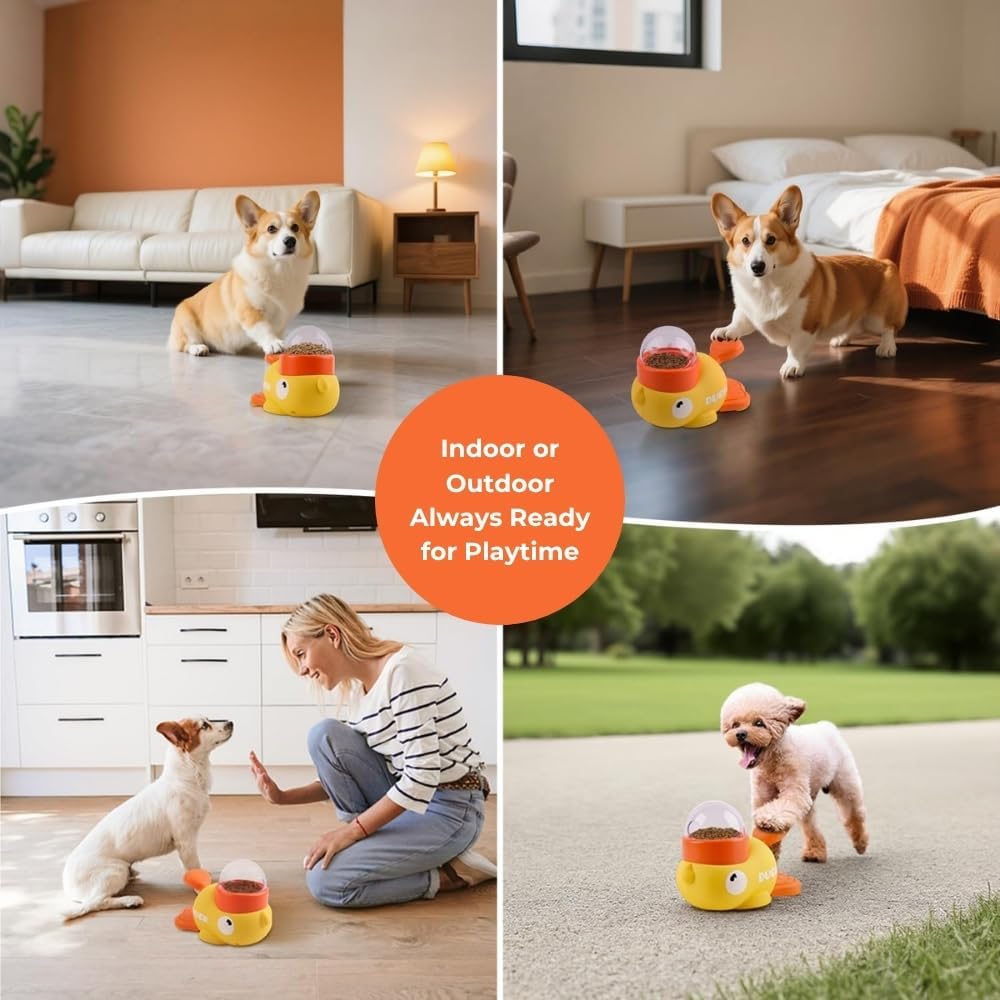 Yellow Duck Pet Snack Dispense - Yellow Food Snacks 评论和价格