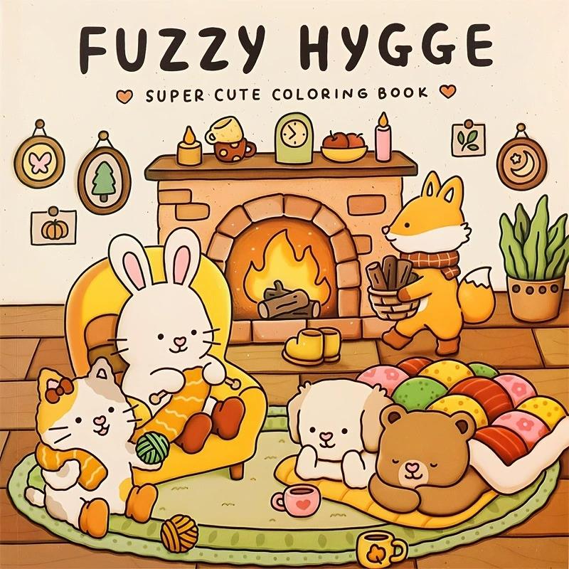 FUZZY HYGGE Adult Coloring Boo - Food Y Snacks Coloring Book 评论和价格