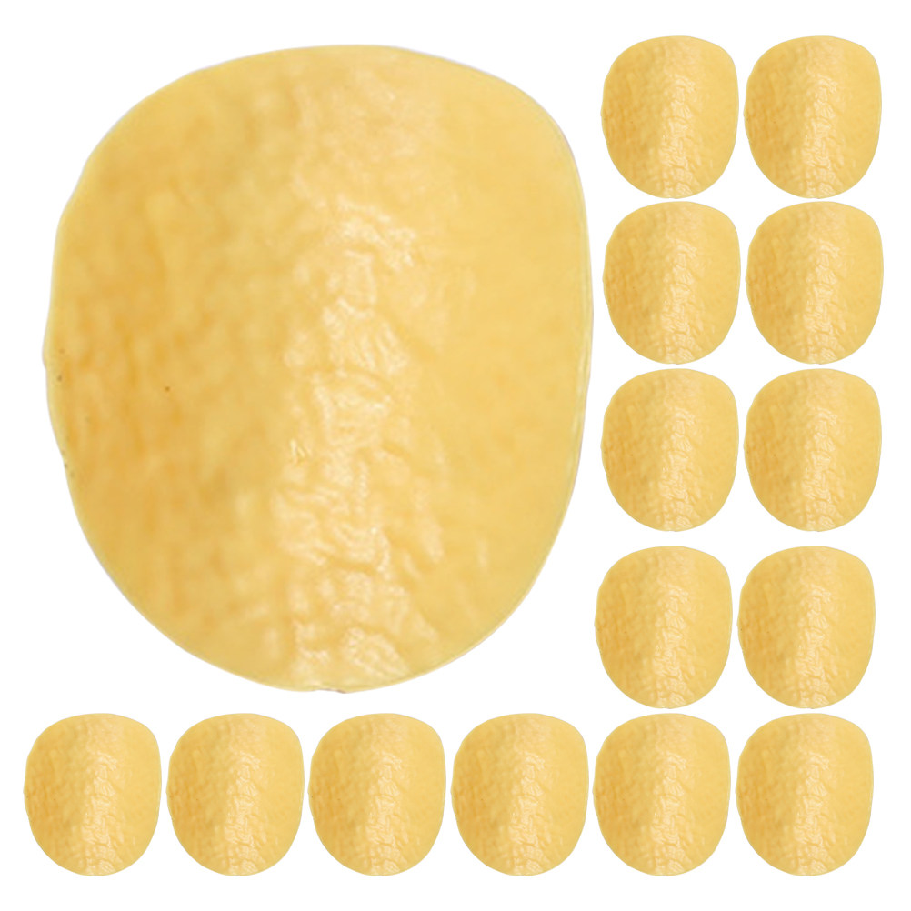 30Pcs Realistic Simulation Pot - Yellow Food Snacks 评论和价格