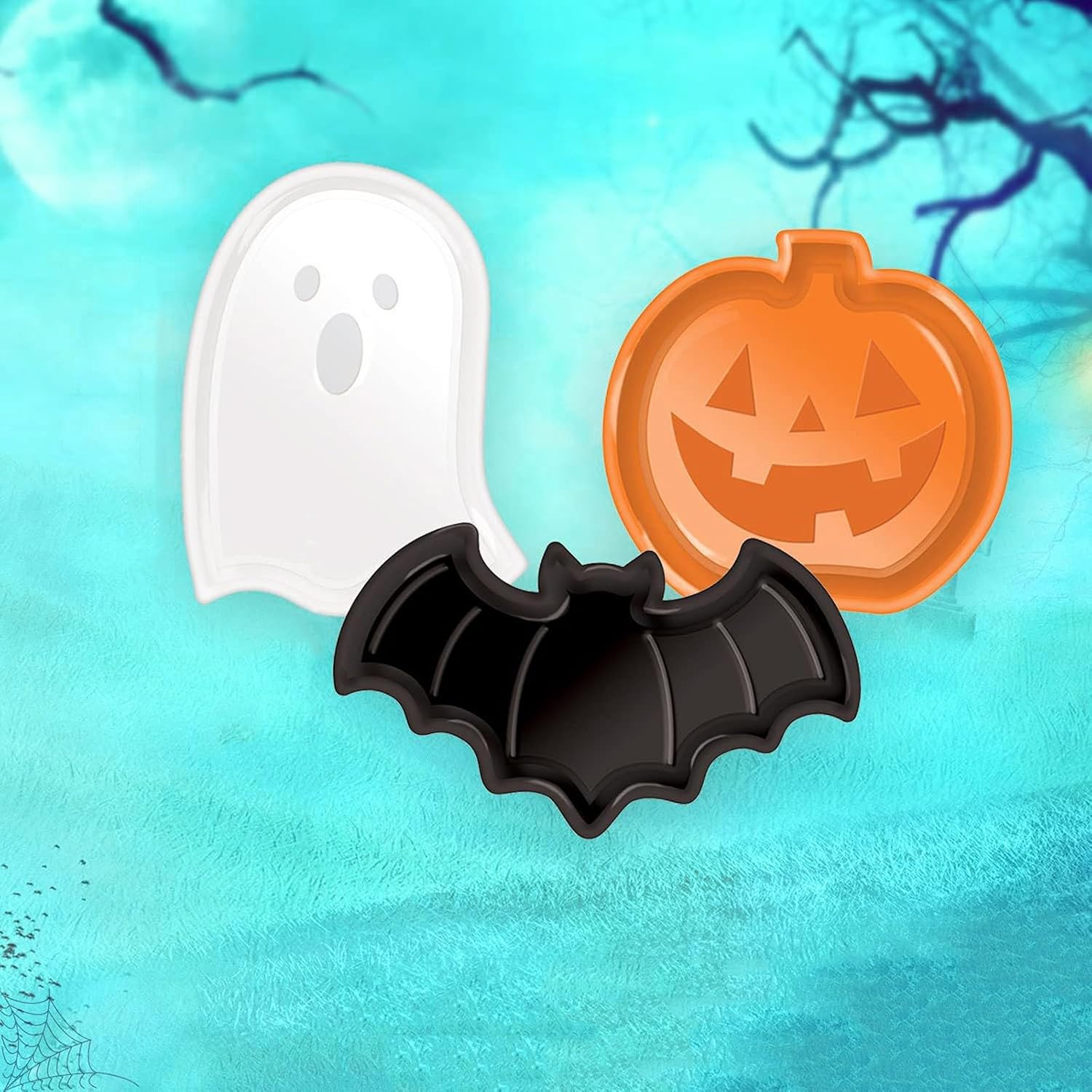 Reusable Halloween Plates Set  - Food Snacks For Party 评论和价格