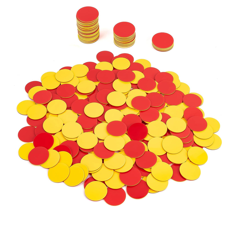 Red Yellow Counters Two Color  - Yellow Food Snacks 评论和价格