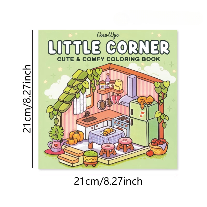 Little Corner Cute Comfy Color - Food Y Snacks Coloring Book 评论和价格