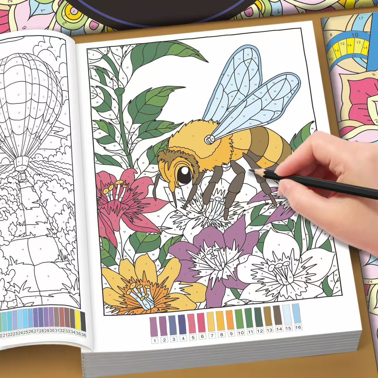 32 Pages Adult Color By Number - Food Y Snacks Coloring Book 评论和价格