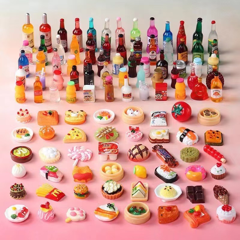 Cute Miniature Dollhouse Super - Food Drink Snacks 评论和价格