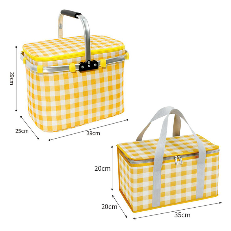 Retro Pastoral Lunch Bag Foldi - Food Snacks For Camping 评论和价格