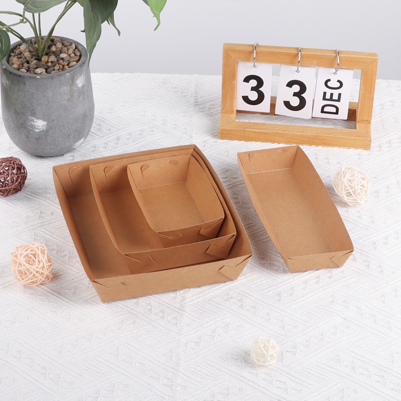 10/30/50pcs Kraft Paper Dispos - Food Snacks For Party 评论和价格