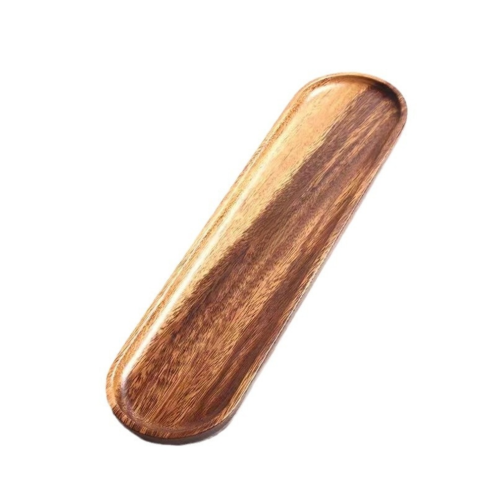 Walnut Wood Tray Tableware Rec - Food In Japanese Snacks 评论和价格