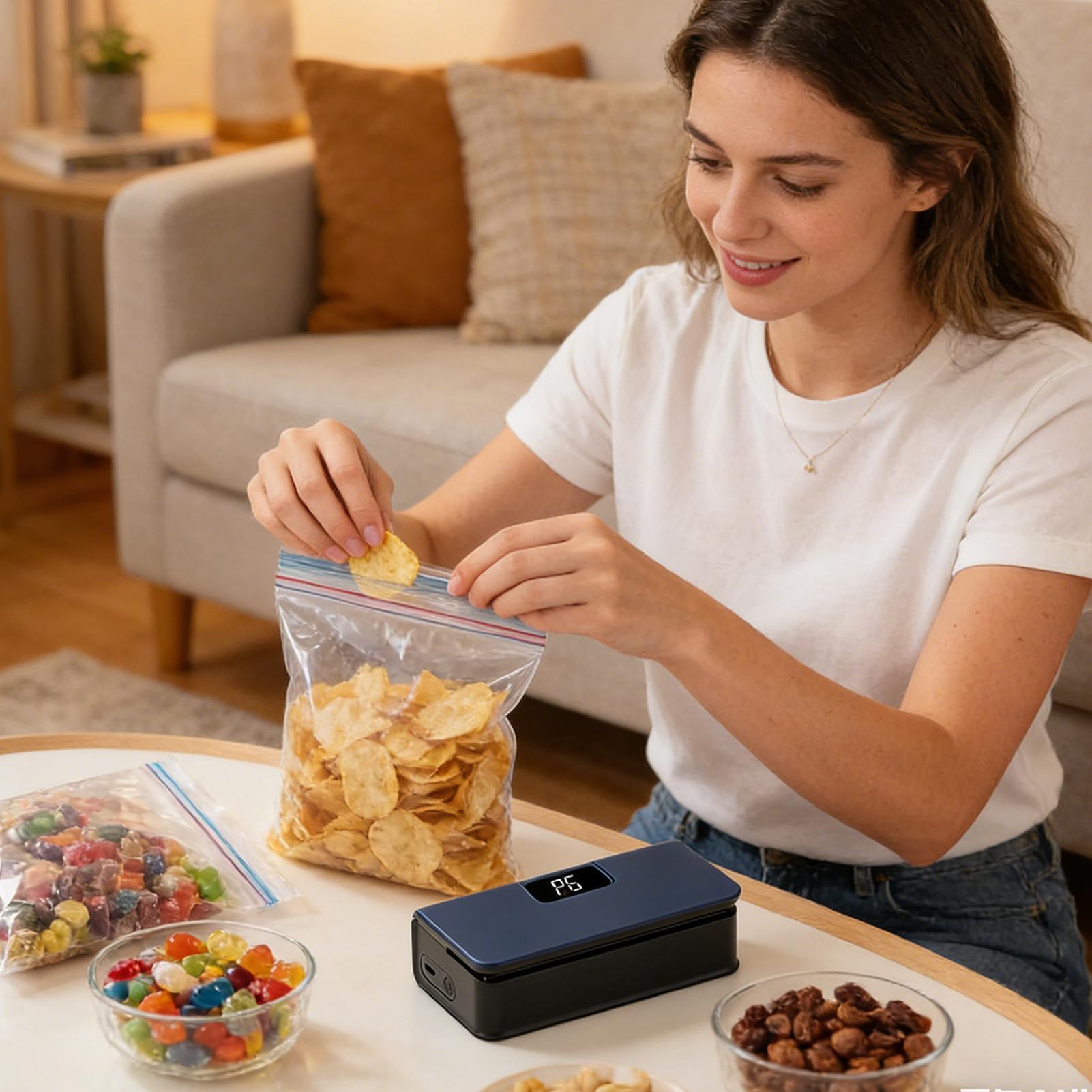 Magnetic Bag Sealing Machine 6 - Food Snacks Chips 评论和价格