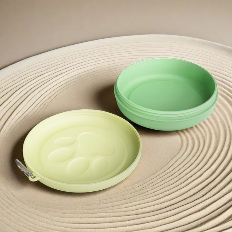 11/14cm2-in-1 Travel Dog Bowl  - Food Snacks For Camping 评论和价格