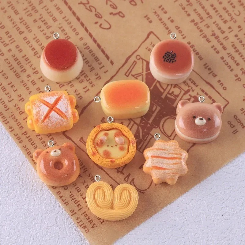 10Pcs Cute Bear Pudding Tart B - Food Snacks For Party 评论和价格