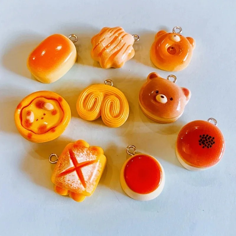 10Pcs Cute Bear Pudding Tart B - Food Snacks For Party 评论和价格