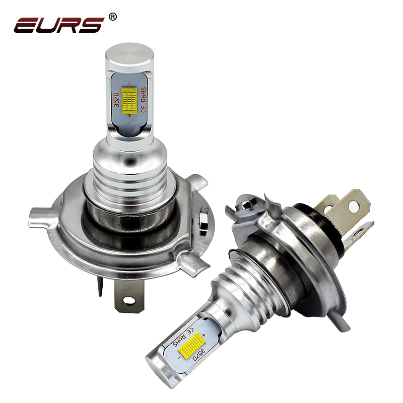 EURS 2PCS H7 Led Fog Light H4  - Yellow Food Snacks 评论和价格