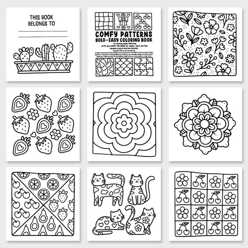 Soothing Coloring Book For Gir - Food Y Snacks Coloring Book 评论和价格