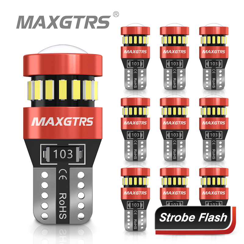 10x Flash Strobe T10 194 168 L - Yellow Food Snacks 评论和价格