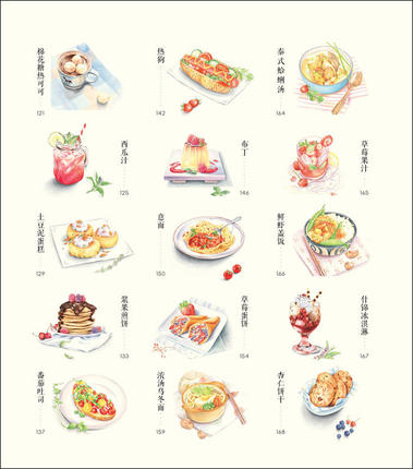 Chinese pencil drawing book De - Food Y Snacks Coloring Book 评论和价格