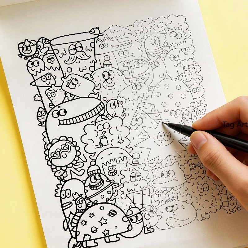 Anxious Relief Hand Picture Bo - Food Y Snacks Coloring Book 评论和价格
