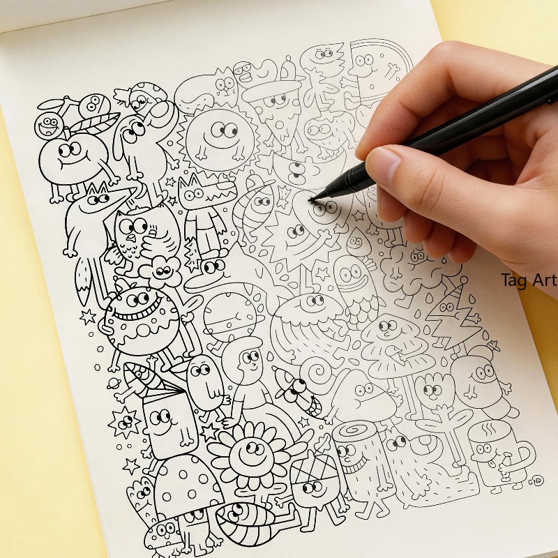 Anxious Relief Hand Picture Bo - Food Y Snacks Coloring Book 评论和价格