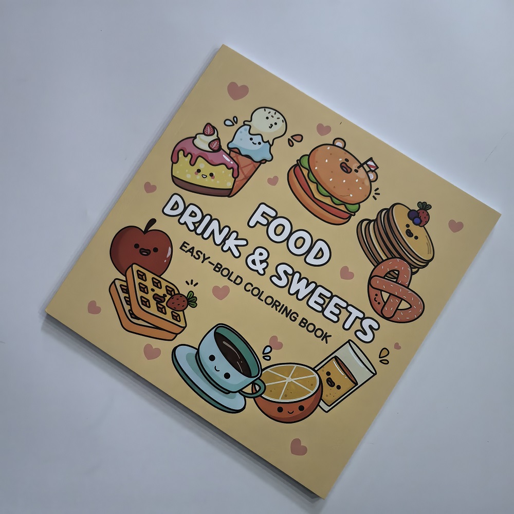 Food Drink & Sweets Easy-bold  - Food Y Snacks Coloring Book 评论和价格
