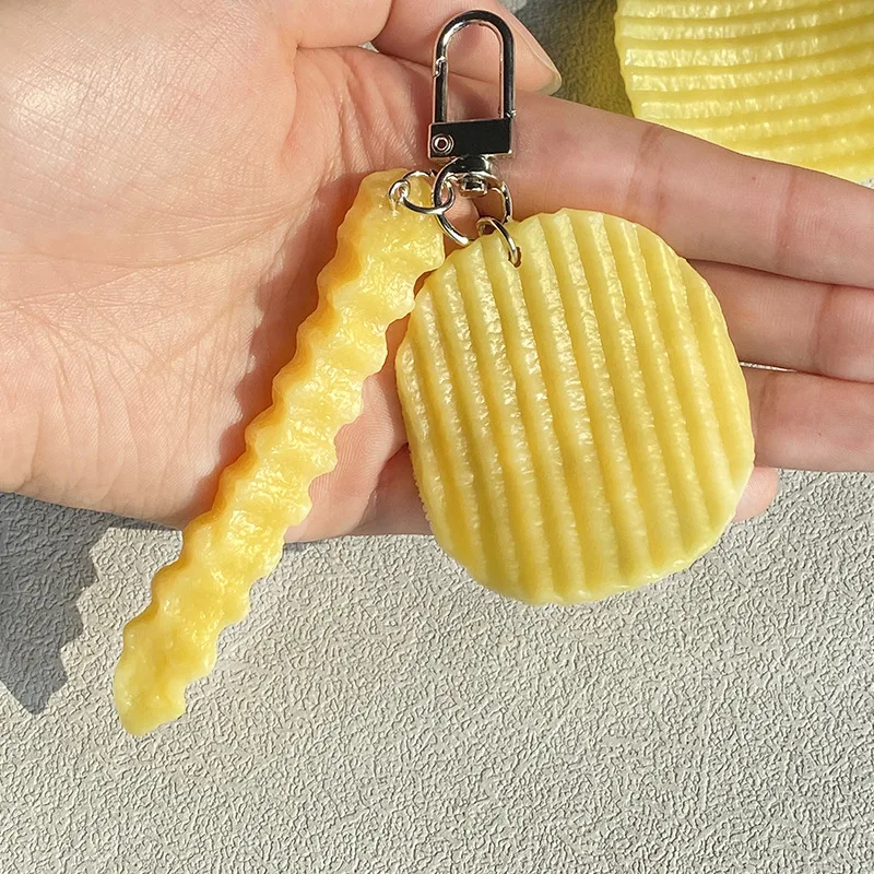 3D Delicious Fried Food Keycha - Food Snacks Chips 评论和价格