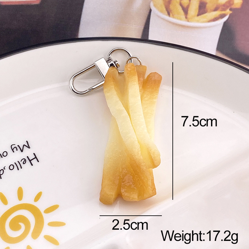 3D Delicious Fried Food Keycha - Food Snacks Chips 评论和价格
