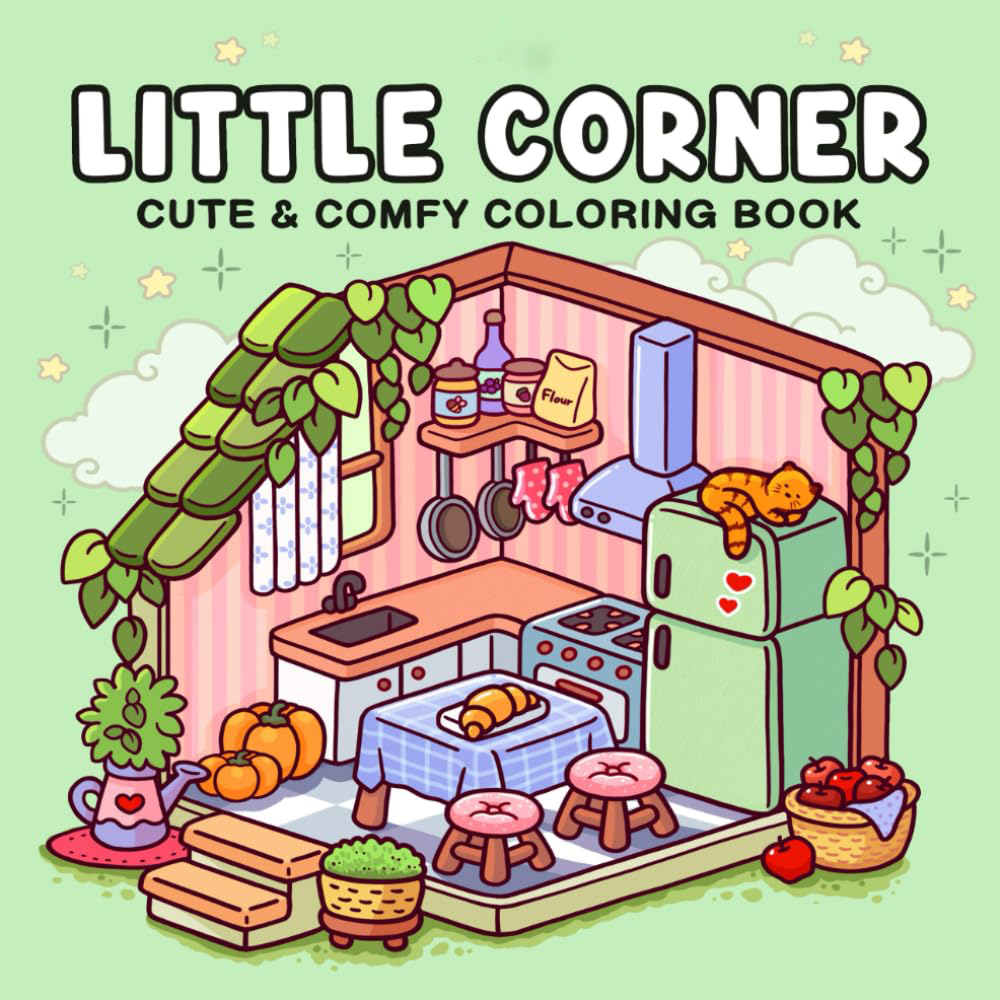 Little Corner Cute Comfy Color - Food Y Snacks Coloring Book 评论和价格