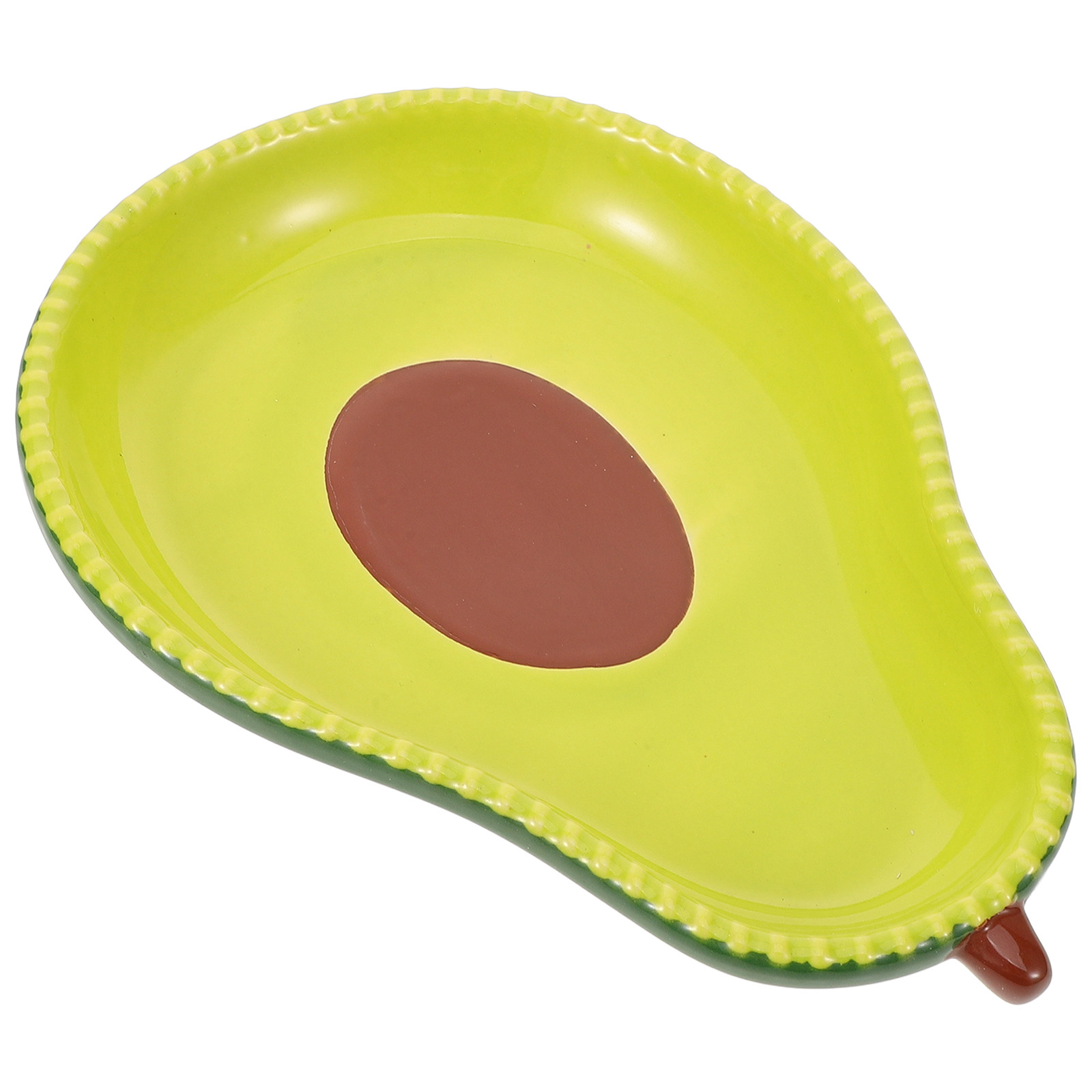 Avocado Shaped Ceramic Plate F - Food Snacks For Party 评论和价格