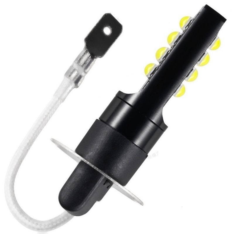 2Pcs Car H3 LED Fog Lights Upg - Yellow Food Snacks 评论和价格