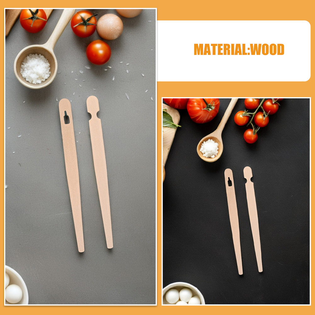 100Sets Wooden Dessert Tongs P - Food Snacks For Party 评论和价格